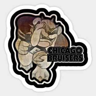 Chicago Bruisers Football Sticker